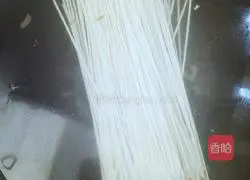 Diced pork noodles Illustration of how to do it 1