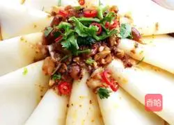 Illustration of how to make cold dumpling wrappers 8