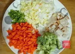 Colorful Egg Fried Rice Recipe Illustration 3