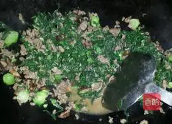 Beef kale Illustration of how to make fried rice 5