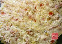 Potato, egg and tomato pancake recipe 6