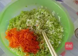 Illustration of how to make cabbage buns 4