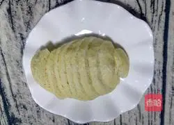 Illustration of how to make fried steamed bun slices 3