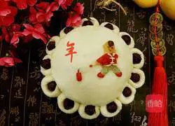 Illustration of how to make fancy date steamed buns 14