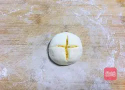 Illustration of how to make coconut blossom steamed buns 11