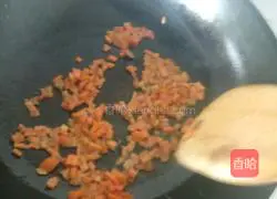 Illustration of how to make ham fried rice 6