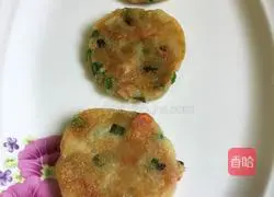 Illustration of how to make shrimp, potato and yam cake 10