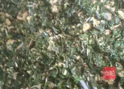 Illustration of how to make dumplings stuffed with three delicacies stuffing 7