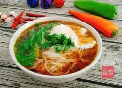 Illustration of how to make hot and sour noodles 6