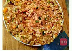 Illustration of how to make meatloaf and steamed eggs 6