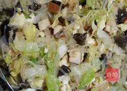 Illustration of how to make kohlrabi (cabbage) (cabbage) (cabbage) vegetarian stuffed buns 6