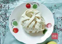 Illustration of hand-rolled noodles 10