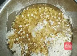 Illustration of making oatmeal cake 5