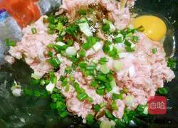 Illustration of how to make carrot, mushroom and pork dumplings 2