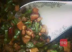 Illustration 6 of how to make mushroom, beans, and diced pork noodles