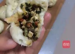 Illustration of how to make vegetarian buns 10