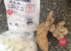 Nourishment Illustration of how to make healthy sweet potato glutinous rice balls 1