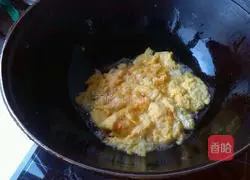 Fried tomatoes and eggs Illustration of how to make noodles 5