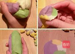 Illustration of how to make colorful dumplings 4
