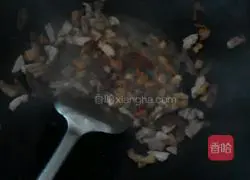 Flower fried rice Illustration of how to do it 5