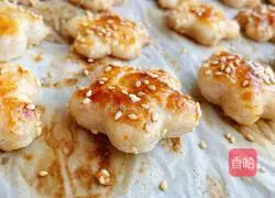 Raspberry Illustration of how to make sauce hand cakes 9