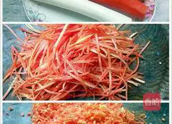 Illustration of how to make carrot and meat buns 4