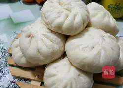 Illustration of how to make radish and kelp tofu steamed buns 9