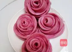 Illustration of how to make rose steamed buns 10