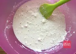 Illustration of how to make fennel egg cake 2