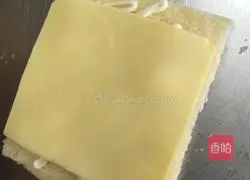 Illustration of how to make ham sandwich 5