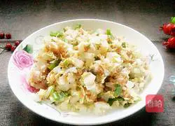 Illustration of how to make cabbage, radish and pork bun stuffing 14