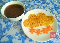 Illustration of how to make colorful pepper and egg pancakes 6