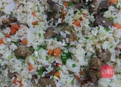 Illustration of how to make beef fried rice 4