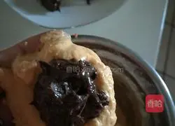 Illustration of how to make sweet potato sesame cake 6