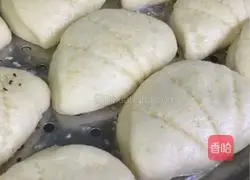 Illustration of how to make lotus leaf steamed buns 10