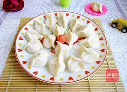 Illustration of how to make red meat dumplings 11