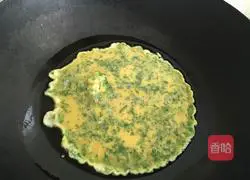 How to make breakfast egg pancakes Illustration 5