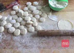 Illustration of how to make pepper, celery and meat dumplings 4