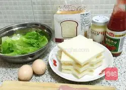 Illustration of how to make a sandwich 1