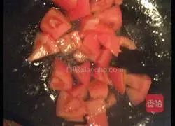 Tomato Eggs Illustration of how to make noodles 5