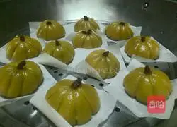 Illustration of how to make steamed pumpkin cake 13