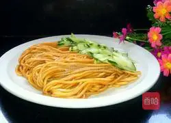 Illustration of how to make five-spice noodles 11