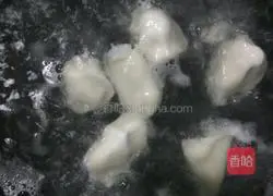 Illustration of how to make Yuhua stone glutinous rice balls 4
