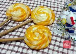 Illustration of how to make lollipop steamed buns 11