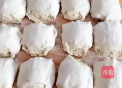 Sesame Illustration of how to make sesame cakes 10