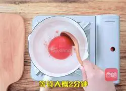 Illustration of Internet celebrity's one tomato stewed rice (good news for dormitory parties) 4