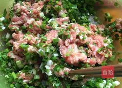 Illustration of how to make green onion wheat cake 4