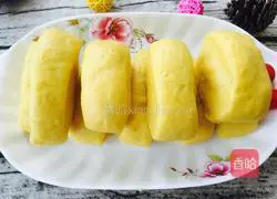 Illustration of how to cut steamed buns with pumpkin knife 12