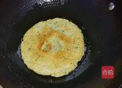 Illustration of how to make mint egg pancake 10
