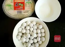 Illustration of how to make rice wine glutinous rice balls 1